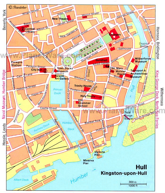 Kingston Upon Hull map